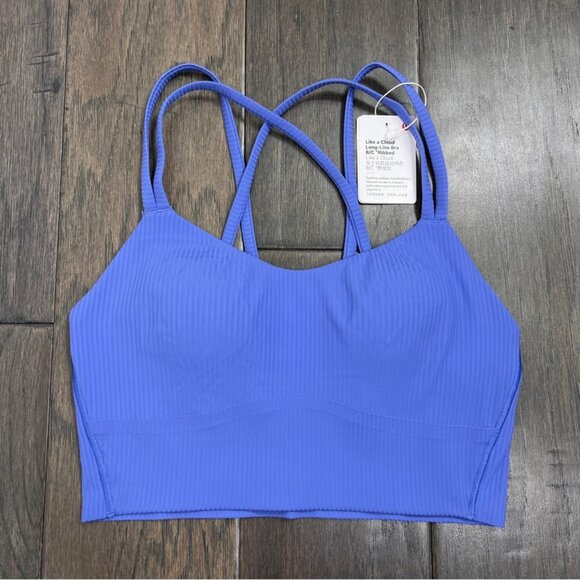 Lululemon NWT Like a Cloud Ribbed Longline Bra *Light Support, B/C Cup - Picture 3 of 6